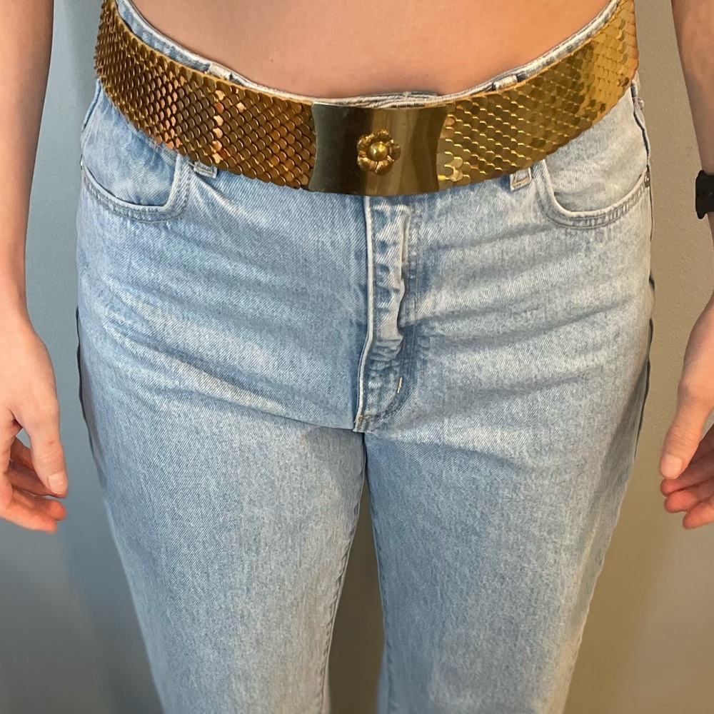 Vintage gold belt